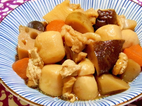 冷凍野菜ミックスで!簡単筑前煮